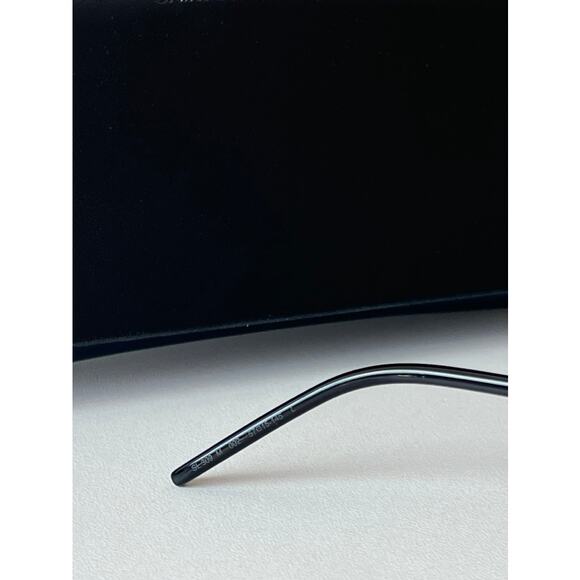 NEW Saint Laurent SL309M Aviator Sunglasses in Silver Grey - Picture 7 of 9